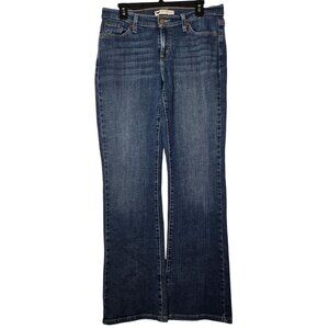 Levis Womens 529 Curvy Bootcut Denim Blue Jeans Size 12L Long Casual Boot Cut